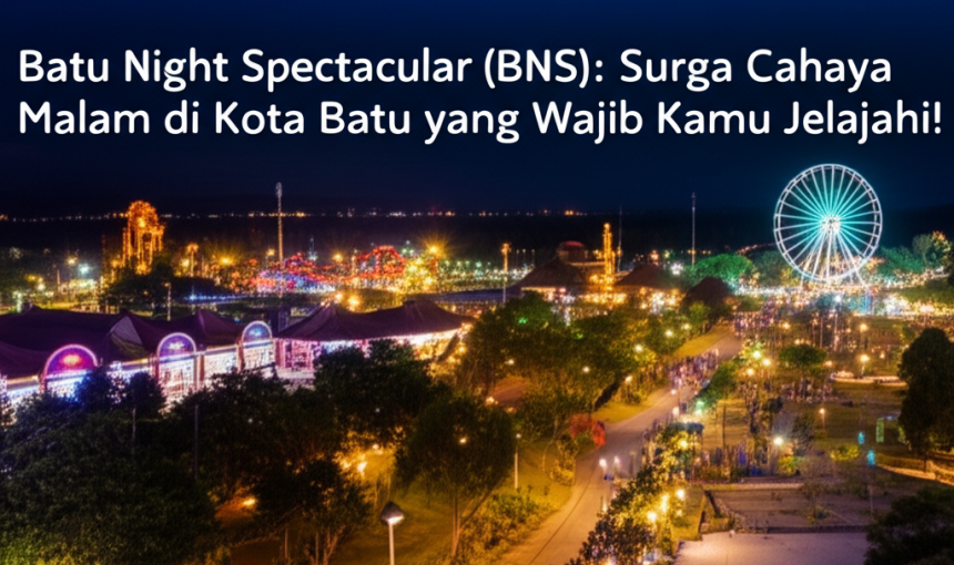 Batu Night Spectacular (BNS): Surga Cahaya Malam di Kota Batu yang Wajib Kamu Jelajahi!