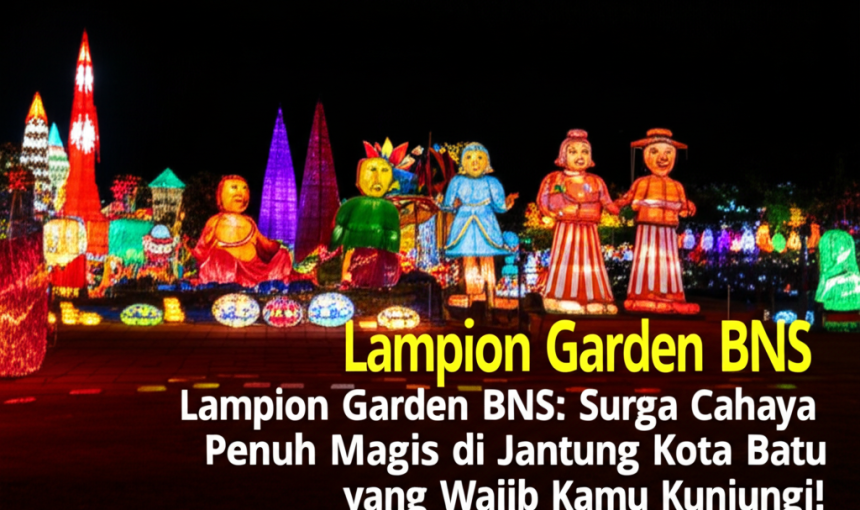 Lampion Garden BNS: Surga Cahaya Penuh Magis di Jantung Kota Batu yang Wajib Kamu Kunjungi!