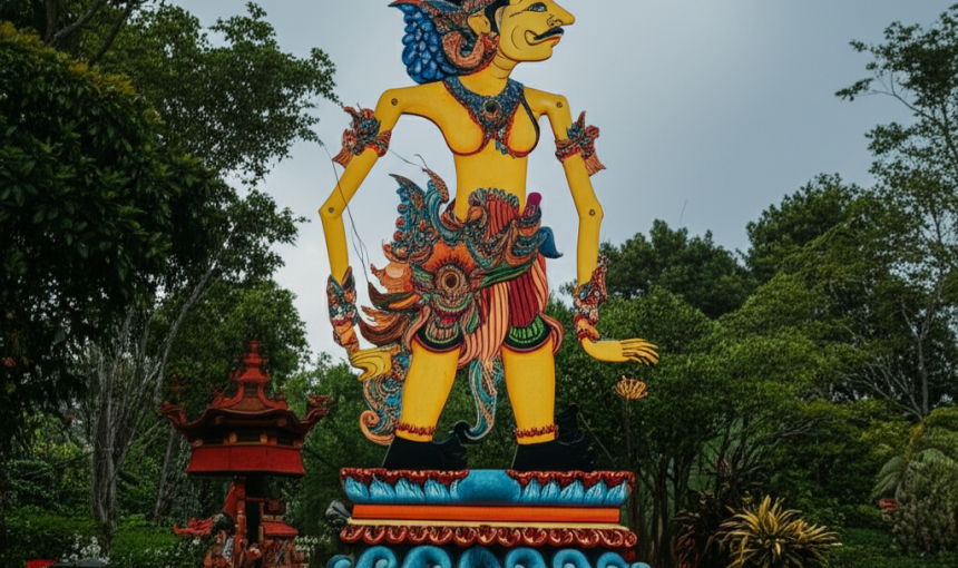 Patung Wayang Taman Kemesraan: Mengintip Keunikan Seni & Romansa di Tengah Alam!