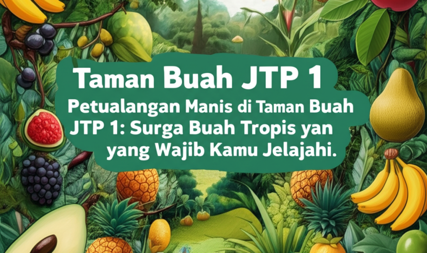 Petualangan Manis di Taman Buah JTP 1: Surga Buah Tropis yang Wajib Kamu Jelajahi!